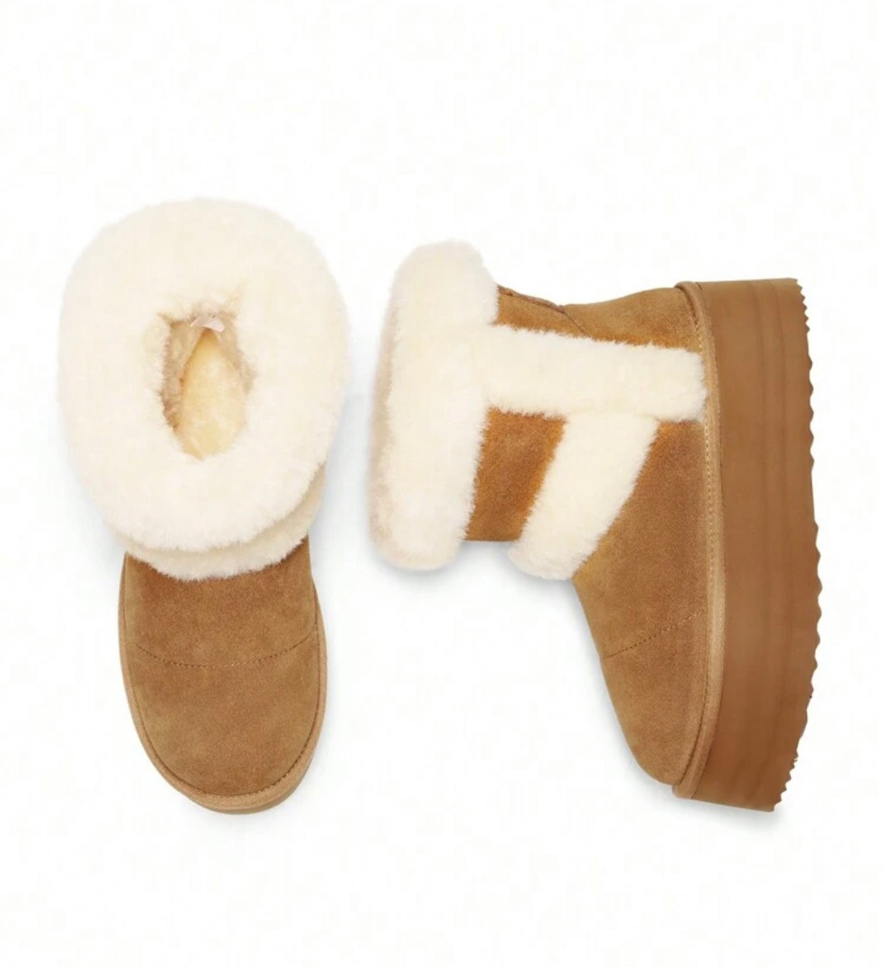 Tan Platform Classic Chillapeak Womens Winter Fall Boots