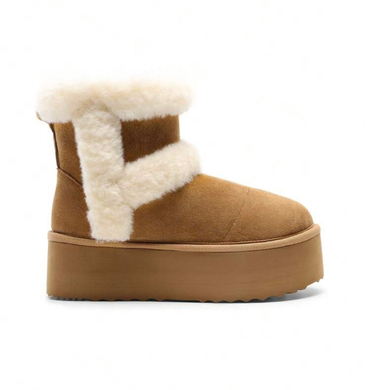 Tan Platform Classic Chillapeak Womens Winter Fall Boots