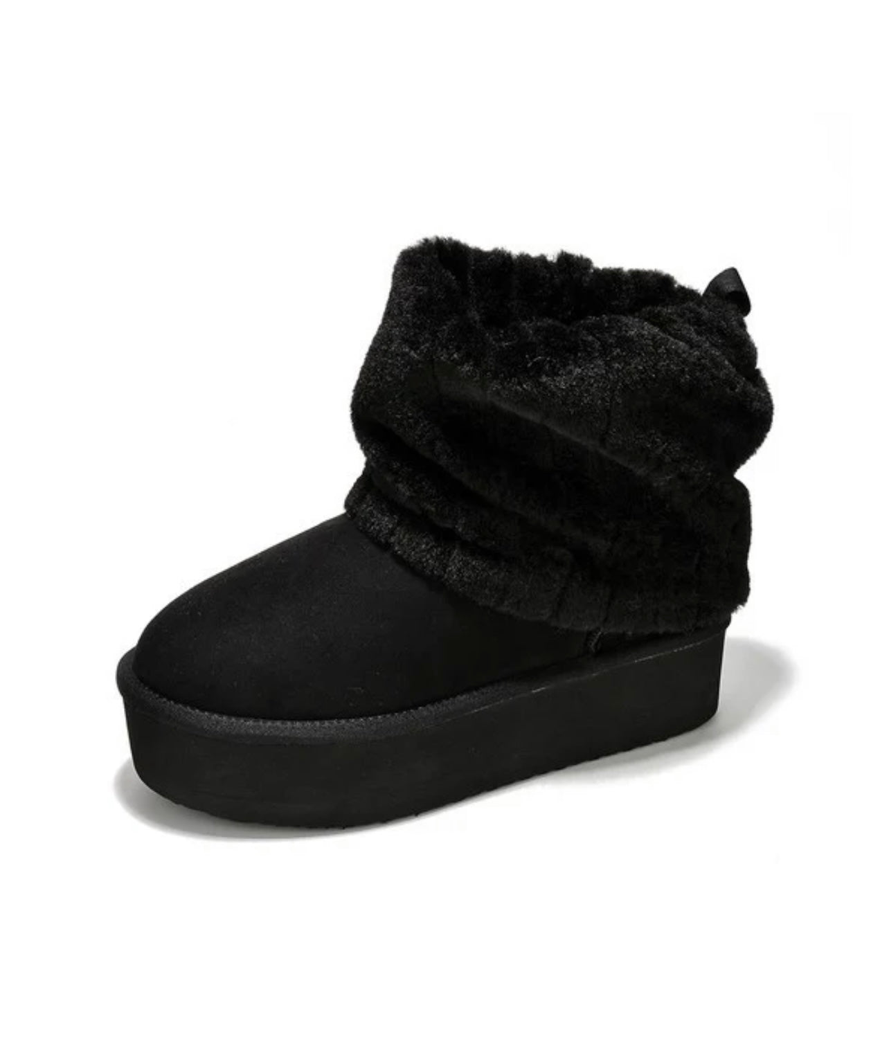 Black Coco Stomper Platform Boots