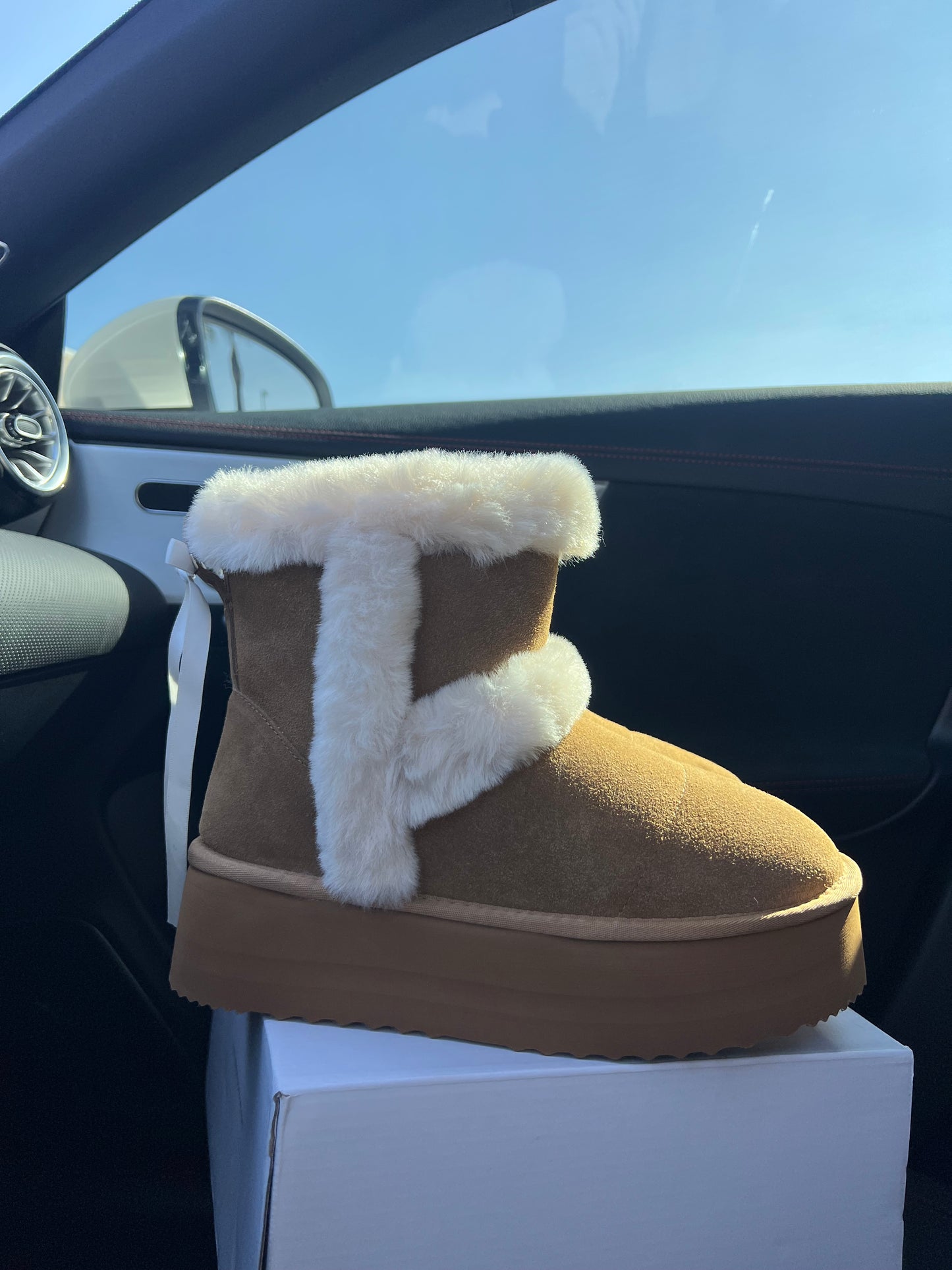Tan Platform Classic Chillapeak Womens Winter Fall Boots
