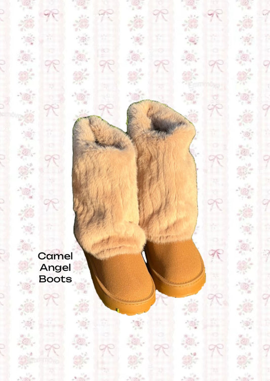 Platform Tall Faux Sherpa Fold Over Fur Boots